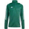 Top de treino adidas Tiro 24 homem sweatshirt verde-branco IS1040 2XL