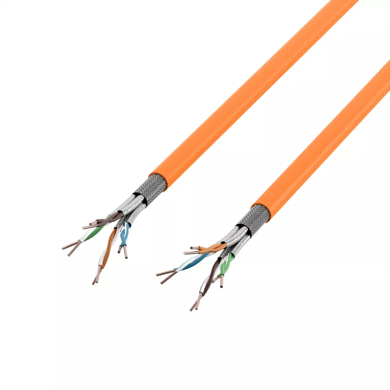 EFB Elektronik INFRALAN Cabo de Instalação a Granel 1m SFTP Cat.7 LSZH Laranja