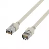 EFB Elektronik K8452.50 Cabo de Patch RJ45 Cat.5e F/UTP LSZH, Draka UC300 TM11, 4x2 x AWG26/7, contactos dourados, 50 m, cinzento