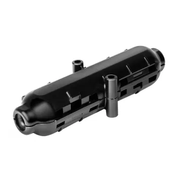 LOGILINK Caixa de Ligação de Cabos para Exterior IP54, caixa de ligação resistente às intempéries para extensões e fichas, Preto/Cinzento
