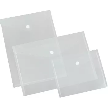 Eichner Capas de Documentos DIN A4 Horizontal Transparentes Lisas, Pack de 5