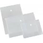 Eichner Capas de Documentos DIN A4 Horizontal Transparentes Lisas, Pack de 5