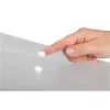 Eichner Capas de Documentos DIN A4 Horizontal Transparentes Lisas, Pack de 5