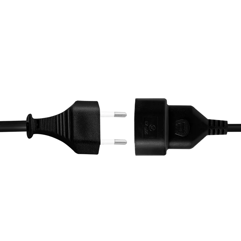 LogiLink Cabo de Extensão Ficha Euro CEE 7/16 para Conector Fêmea 0,2 m Preto