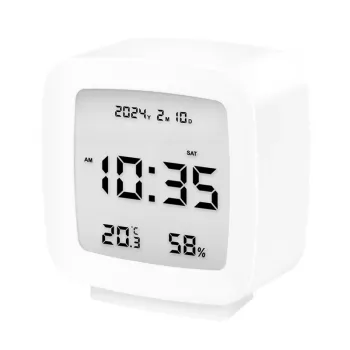 LogiLink Despertador Digital, Forma de TV, Branco