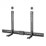 LogiLink BP0205 Suporte Universal para Soundbar, Suporte VESA, Profundidade Ajustável 86-155mm, 15kg, Preto