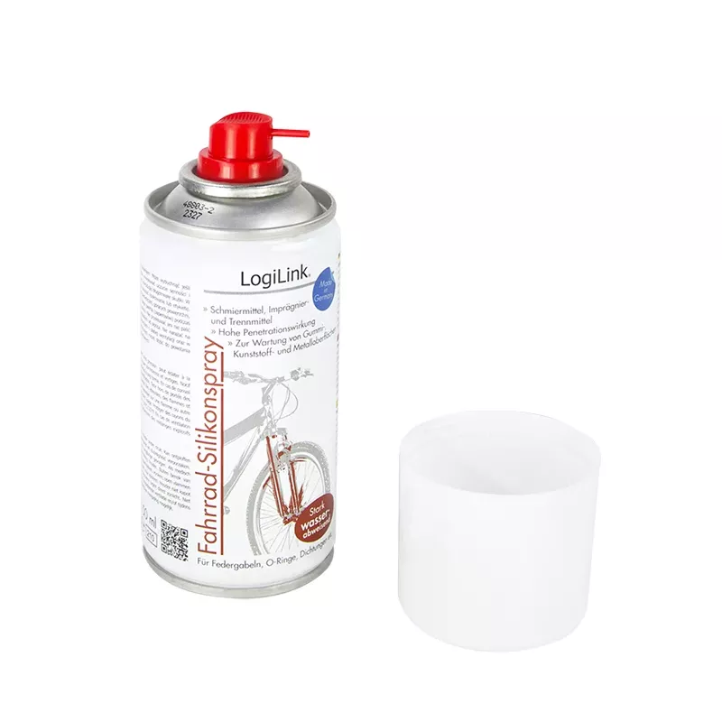 LogiLink Spray de Silicone para Bicicletas, com Solvente, 150 ml