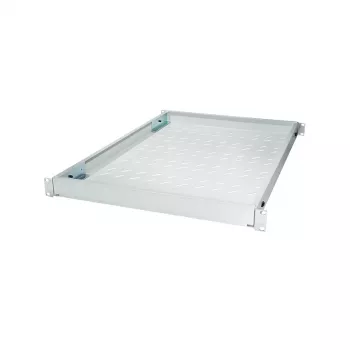 LogiLink Prateleira de Rack Ajustável 19 polegadas para Racks de 800 mm de profundidade, cinzento claro