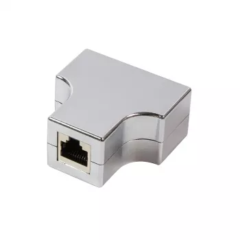 LogiLink Adaptador em T Splitter de Rede RJ45 Cat5e 100 Mbps Preto MP0037