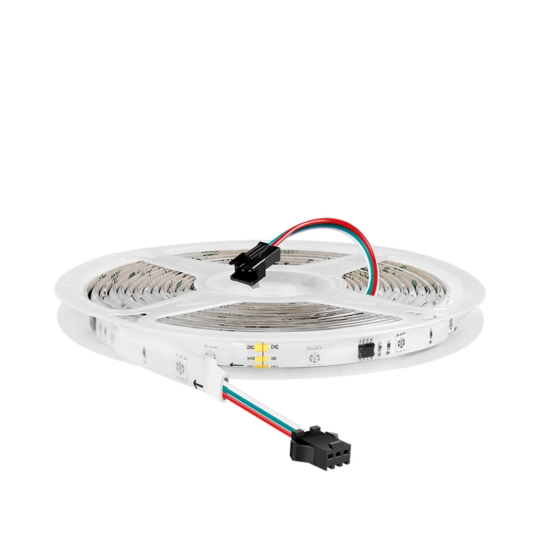 LogiLink WiFi Smart Fita de luz RGB multicor, 5m, compatível com Tuya