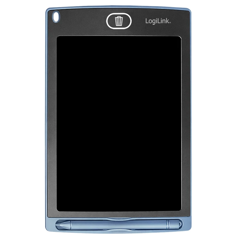 LogiLink Tablet de escrita LCD 8.5, monocromático, com 2 ímanes, azul