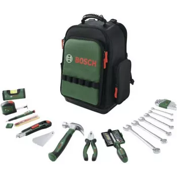 Bosch Power Tools Conjunto de Mochila com Ferramentas de 60 Peças (Preto/Verde)