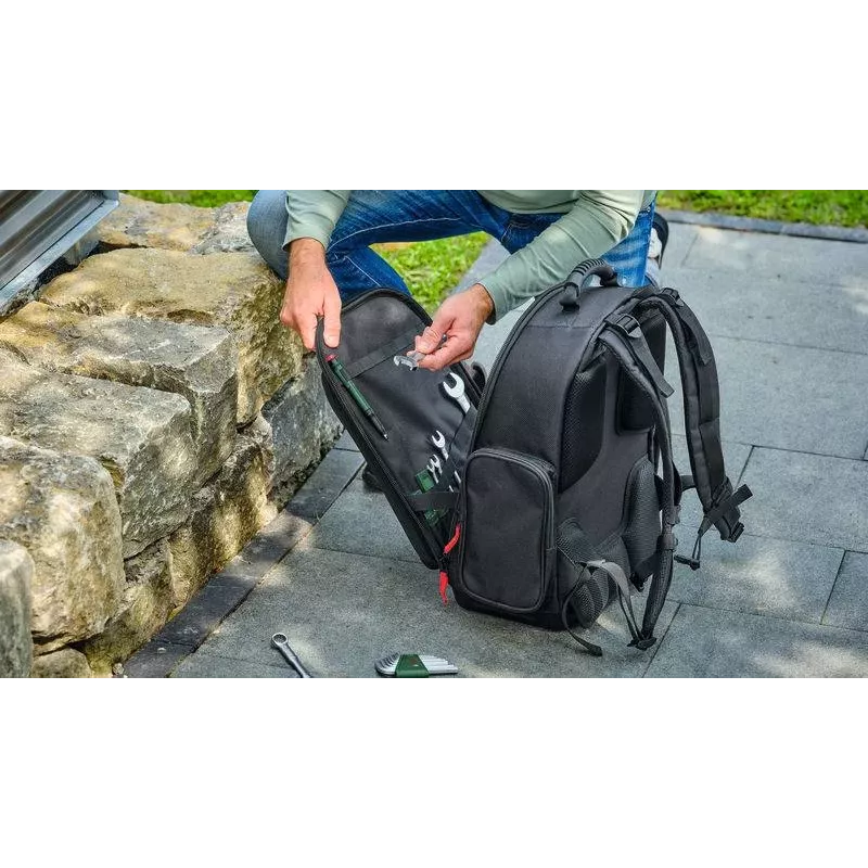 Bosch Power Tools Conjunto de Mochila com Ferramentas de 60 Peças (Preto/Verde)