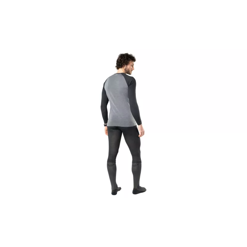 Dynafit Tour Warm Merino Meias de Esqui de Montanha - Cinzento Asfalto