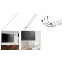 LogiLink Canal de Cabos em Alumínio 1100x60x20 mm com Fecho de Abrir e Clicar, Branco