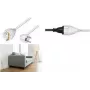 Cabo de extensão LogiLink LPS106, ficha angular CEE 7/7 para tomada CEE 7/3, branco, 5 m