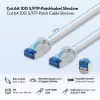 Cabo de patch Cat.6A Slim S/FTP LSZH LogiLink, cinzento, 7,5 m, SlimLine