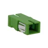 Adaptador de fibra ótica LogiLink FA01SC8 SC Simplex APC, sem flange, verde, pack de 12