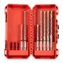 Conjunto de brocas SDS Plus M2 Milwaukee, 7 peças (5, 6, 8 x 110 mm; 6, 8, 10, 12 x 160 mm)