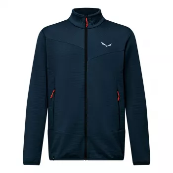 Hoodie com fecho completo Salewa Puez Altavia Polarlite de homem Navy Blazer tamanho L