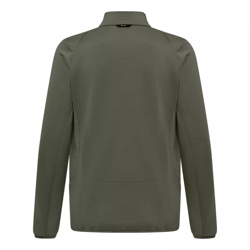 Salewa Puez Altavia Hoodie com fecho completo para homem Faded Green XL