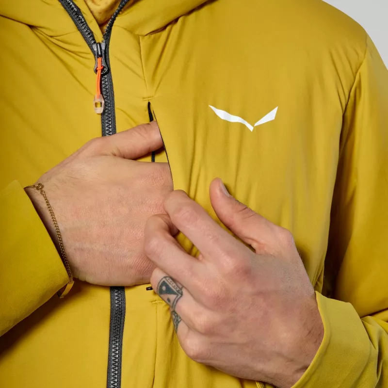 Salewa Casaco híbrido Pedroc para homem Verde azeitona Tamanho L