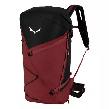 Mochila Salewa Puez 32+5L para mulher - Syrah/Black Out