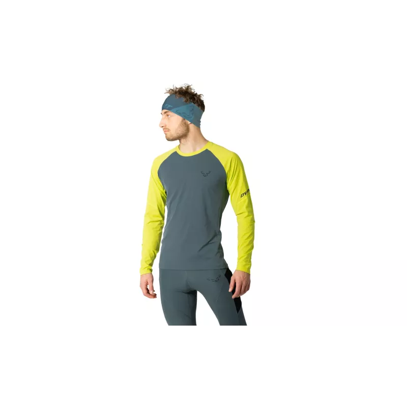 Salewa T-shirt de corrida de manga comprida Dynafit Alpine Pro para homem - Ultra Yellow