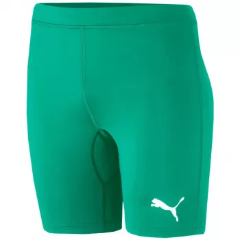 Calções curtos de compressão Puma Liga Baselayer para homem Forest Green XL