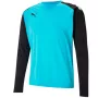 Casaco de treino de guarda-redes Puma teamPACER GK LS para homem azul-preto XL
