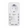 Tomada inteligente ALLNET ALL3075v4 com Wi-Fi e Ethernet, monitorização de energia, tipo F Schuko, 16A, 3680W
