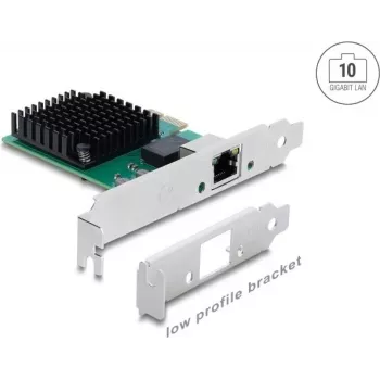 Placa de rede DELOCK PCI Express x1 10 Gigabit LAN 1 x RJ45 RTL8127