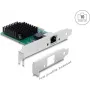 Placa de rede DELOCK PCI Express x1 10 Gigabit LAN 1 x RJ45 RTL8127