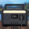 Estação de energia portátil LogiLink 300W bateria LiFePO4, 288Wh onda sinusoidal pura, 60W USB-C PD, QC3.0, Solar Ready