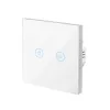 Interruptor de luz inteligente LogiLink WiFi Smart EU, 2 vias, compatível com Tuya, branco