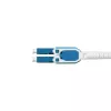 Cabo de patch de fibra ótica LogiLink Uniboot Push-Pull LC-LC OS2, 2,0 m