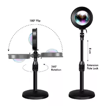 Lâmpada LED Sunset LOGILINK, 5W, com comando