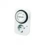 Temporizador mecânico LogiLink ET0001, programável diariamente, 16A/3680W, 230V, tipo F Schuko, branco