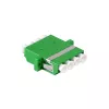 Conjunto de adaptadores de fibra ótica LC Quad LogiLink, 12 unid., verde, com flange, SC Duplex Breakout