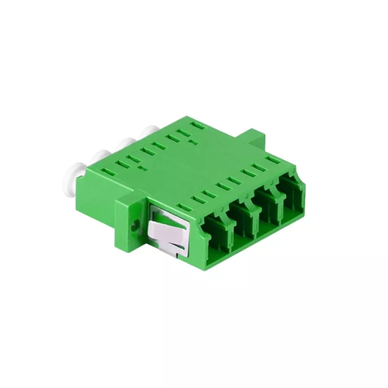 Conjunto de adaptadores de fibra ótica LC Quad LogiLink, 12 unid., verde, com flange, SC Duplex Breakout