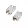 Acoplador em linha RJ45 Cat.6A blindado LogiLink, caixa metálica, qualidade industrial