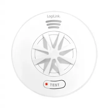 Detetor de calor LogiLink SC0232 branco 85 dB alarme classe A1 54-65°C a pilhas