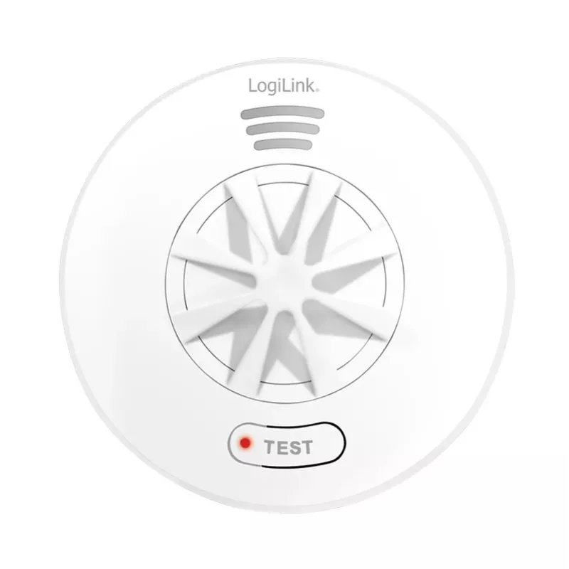 Detetor de calor LogiLink SC0232 branco 85 dB alarme classe A1 54-65°C a pilhas