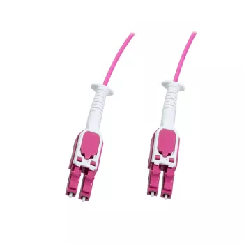 Cabo de patch de fibra ótica Uniboot Push-Pull LC-LC OM4 LogiLink, 5,0 m