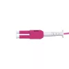 Cabo de patch de fibra ótica Uniboot Push-Pull LC-LC OM4 LogiLink, 5,0 m