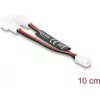 Cabo divisor em Y para ventoinha Delock 1x conector fêmea 2 pinos para 2x conector macho 2 pinos 10 cm
