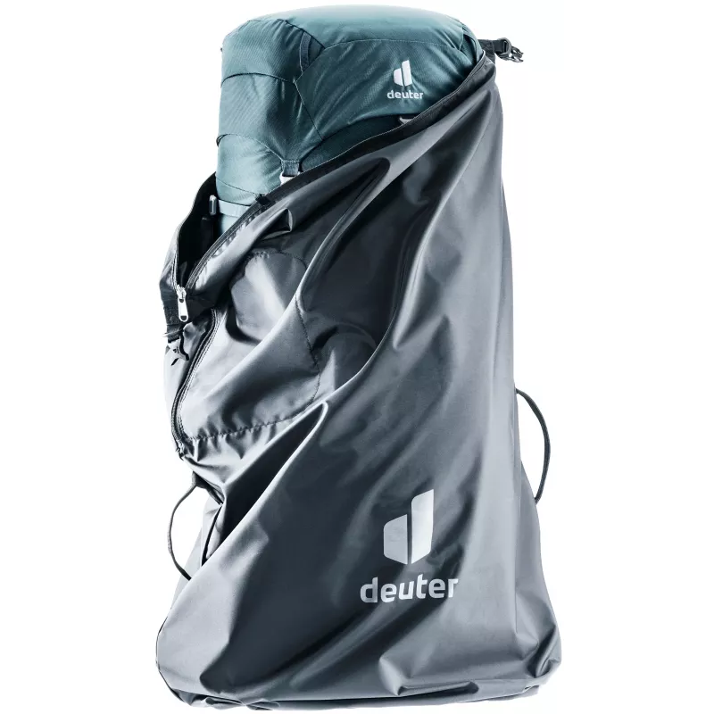 DEUTER Capa para Flight Case - Capa protetora preta contra pó e riscos com recortes para pegas