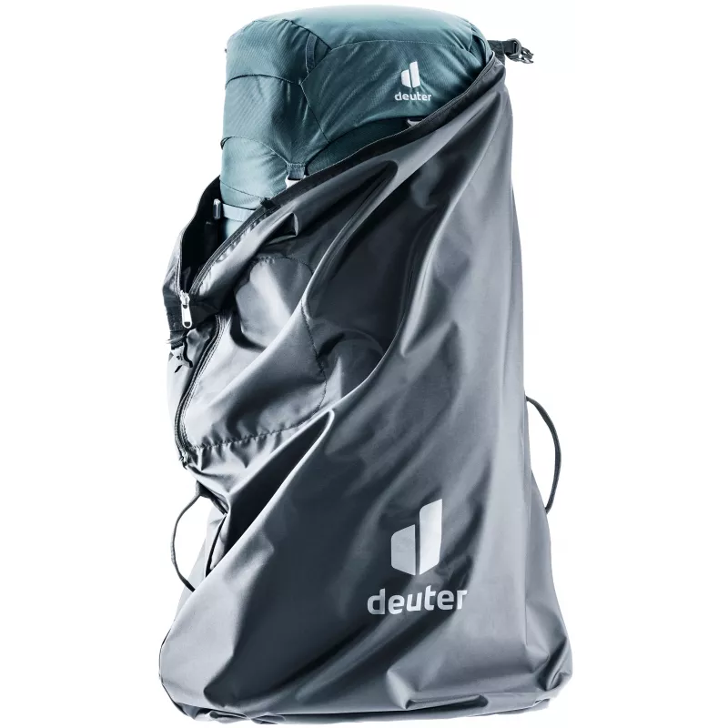 DEUTER Capa para Flight Case - Capa protetora preta contra pó e riscos com recortes para pegas