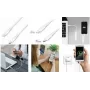 Cabo USB 2.0 LogiLink, USB-C para Micro USB-B, 3 m, branco