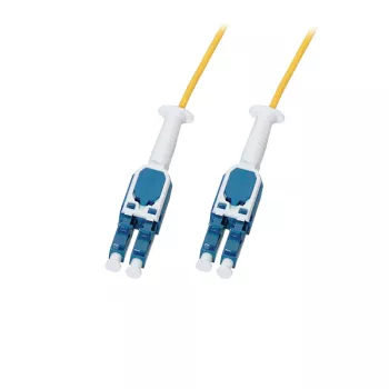 Cabo de patch de fibra ótica Uniboot Push-Pull LC-LC OS2 LogiLink, 3,0 m